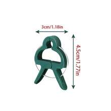 10pcs Plant Fixing Clip, Green Garden Clip, Tomato Garden Plant Clip, Plastic Clip, Sturdy Material, Reusable, Easy To Carry, Suitable For Any Occasion, Tomato Binding Grape Vine Fixing Clip Accessories, Garden Flower Tools, Garden Clip, Greenhouse Fixing Clip, Greenhouse Accessories - A - View 2