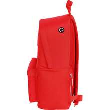 | Large Rolling Backpacks Sevilla FC Compact Evolution Removable, Washable And Water Resistant, 6" With USB Double Padded Compartment, Hidden Anti-Theft Zipper, Organizer, Red, 6? - Option 26 - View 4