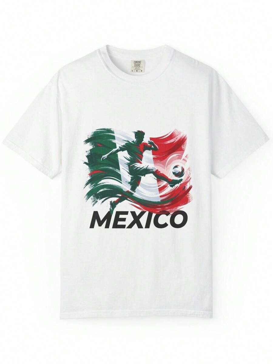 Camiseta de la Copa Mundial de México, Camiseta de la Copa Mundial, Camiseta de la Copa Mundial de EE. UU., Camiseta para Fanáticos del Fútbol, Camiseta con Gráficos de Fútbol, Ropa  2026 - Negro - Ver 1