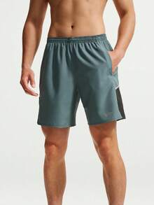 Quần short chạy bộ nam Nike MilerDri-FIT nhanh khô (không có lớp lót) - Màu xanh lá cây đậm - Xem 1