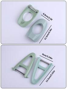 1个创意字母造型削皮器，多功能厨房工具，可用于削水果蔬菜皮，兼具开瓶器功能 - 彩色 - 查看 6