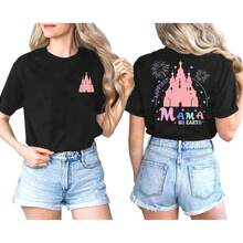 Women's Mom T-Shirt, Happiest Mom On Earth Graphic Design, Funny Gifts For Mom, Family Holiday - 格里斯1 - 查看 4