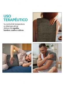 Neurolux Extra Large Microfiber Electric Hot Compress, 10 Temperature Settings - A - View 4