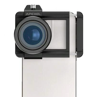  APEXEL 10-20X Zoom Macro Lens For IPhone, Phone Camera Auxiliary Lens For Macro Photography, Compatible With Almost All Phones, For Vlog, Photo & Video