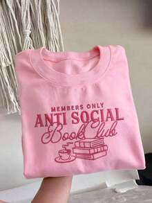 Simple And Fashionable Women's T-Shirt, Suitable For Summer. - 粉色 - 查看 5