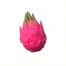 1pc Pitaya Squishy Toy, Realistic Dragonfruit Squeeze Toy, Toy Teens And Adults, Stress Relief Fidget Toy, Suitable Emotion Regulation, Office Desk Toy, Birthday/Holiday - 1個紅心火龍果 - 查看 12