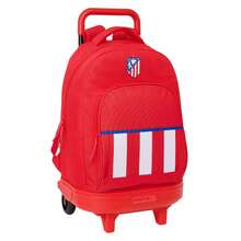 Atlético de Madrid 馬德里競技隊大型 Compact Evolution 拉桿背包，帶可拆卸一體式拉桿、加厚背墊、官方授權、可容納 15 英寸筆記型電腦的雙隔層、USB 接口 - 免費送貨 ✅ 西班牙大陸地區 24/48 小時送達 - 選項7 - 查看 2