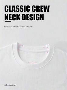 Women's Boho Floral Style T-Shirts For Mother's Day, Spring And Summer, New Style. Elegant Women's Clothing. Essential Gift Items: Women's Spring-Summer Style T-Shirt, Short Sleeve, Round Neck, A Thoughtful Gift For Friends Or Family - 白色 - 查看 3