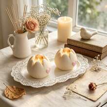 Resin Silicone Mold Flower Shaped Heart Sphere Candle Holder Storage Box Resin Liquid Silicone Mold - Spherical Candlestick Mold - View 6