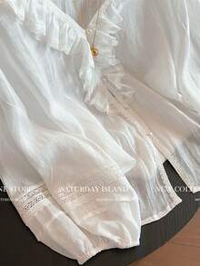 Women Blouses & Shirts - White - View 3