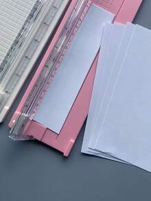 Taglierina di carta mini essenziale per il ritorno a scuola, taglierina portatile per foto per studenti, taglierina manuale per carta fotografica A4 - Pezzo unico - Visualizzare 10