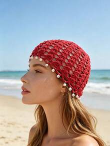 1pc Versatile Solid Color Knit Hat, Suitable For Outings And Daily Wear, All Season, Gift For Holidays - Multicolor - View 6