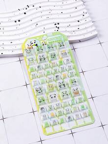 彩色 3D 環氧樹脂貼紙 – 主題款，防水、可重複使用、可重新黏貼、自黏式，高品質樹脂材質，適合裝飾智慧型手機、手機殼、筆記型電腦、PC、平板電腦及文具（筆記本、計畫本、日誌、日記、剪貼簿） - 多色[款式/包裝隨機] - 查看 10