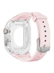 透明表带转换套件，适用于 11/10/9/8 表款，尺寸分别为 46mm/42mm/40mm/41mm/44mm/45mm，包含表带和表壳，也适用于 Ultra 3/2/1 表款，尺寸为 49mm。适合休闲、时尚和运动风格，四季皆宜，是万圣节和圣诞节的理想礼物。 - 彩色 - 查看 29