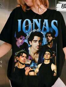 Camiseta de la gira Joecation Eyes de Joe Jonas, Mercancía Musical de Joe Jonas, Camiseta de la gira 2025, JONAS20 - Blanco - Ver 11