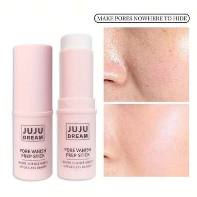 JUJU DREAM Primer de maquillaje previo mate y suave, minimiza los poros e imperfecciones, control de aceite de larga duración, adecuado para principiantes