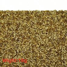 1/3 túi hạt cườm thủy tinh hình ống 4x1/6x1mm, màu vàng và bạc, dùng để làm đồ trang sức thủ công, thêu, vòng tay, vòng cổ, bông tai. - Hạt hình ống dài - Xem 16