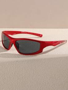 2pcs Fashion Wrap-Around Street Style Fashion Glasses For Women, Suitable For Casual Street Outfits - Multicolor - View 15