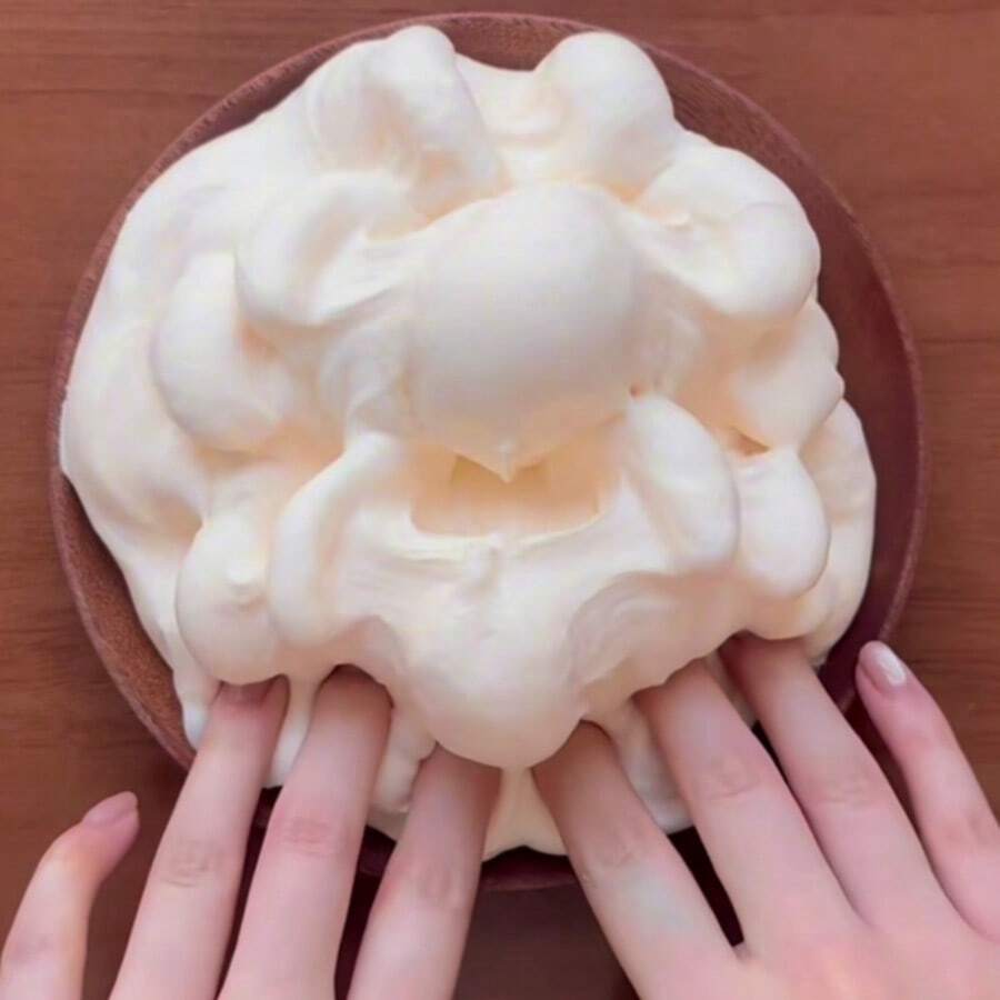 大号柔软蓝色水晶史莱姆，透明海水蓝色挤压减压，清新绿色雾状海洋史莱姆，浅蓝色橡皮泥，适合派对、节日、派对礼物、生日、返校礼物