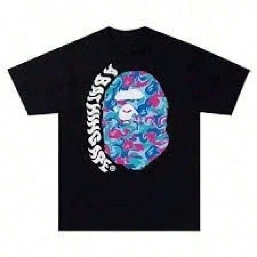 Camiseta Gráfica Negra H-Arry S-Tyles, Estilo Urbano Unisex para Adultos, Camiseta Casual, Ropa Urbana para Hombres, Ropa de Verano para Hombres, Atuendos de Verano para Hombres, Ropa para Conciertos, Ropa de Verano para Adolescentes, Ropa de Verano para Jóvenes. - Negro - Ver 1