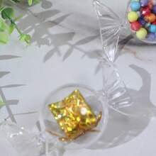 Caja de caramelos con forma de caramelo transparente, caja de almacenamiento de caramelos para recuerdos de boda, caja de almacenamiento de joyas, caja de caramelos para fiestas, adecuada para bodas/fiestas de cumpleaños, embalaje de regalos para días festivos, almacenamiento de escritorio - Multicolor - Ver 8