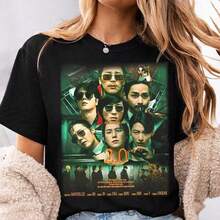 10_ BT S 20 Camiseta Bonita, Sudadera de los Miembros de Bangtanboys, Regalo para Fans de , Sudadera con Capucha Arirang World Tour 2026, Regalo para Hombres y Mujeres - Negro - Ver 11
