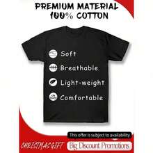 Unisex Casual T-Shirt, 100% Cotton  "Bear Down" Graphic Black T-Shirt - Colorful Graphic Pattern T-Shirt, Regular Fit, Crew Neck, Stretch Fabric, Inspirational Design, Classic Style T-Shirt X9QO 13KG - 黑色 - 查看 4