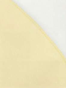 Blusa suelta con escote en V, volantes y parches elegante - Amarillo - Ver 7