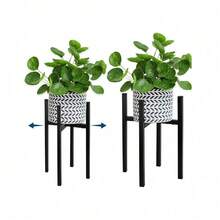 Metal Plant Pot Stand Extendable Flower Display Shelf Indoor Outdoor Garden UK - Default - View 8