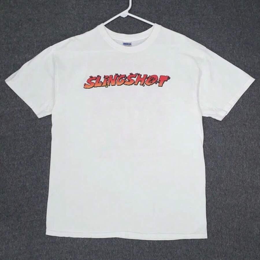 largest Slingshot ride normcore double-sided t shirt Adult Large orlando floridablusas para mujer playeras de mujer vestidos casuales para mujer y2k playeras deportivas para mujer verano camisetas ropa de mujer Fashion Perfect For Daily - Blanco - Ver 1