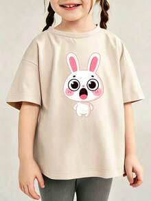 Young Girls T-Shirts - Apricot - View 6