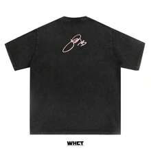 WHCT Paul George Loose-Fitting Pure Cotton Short-Sleeved T-Shirt, American Style, Youthful, Simple, Sporty, Casual, For Basketball Training, For Summer. - 白色 - 查看 3