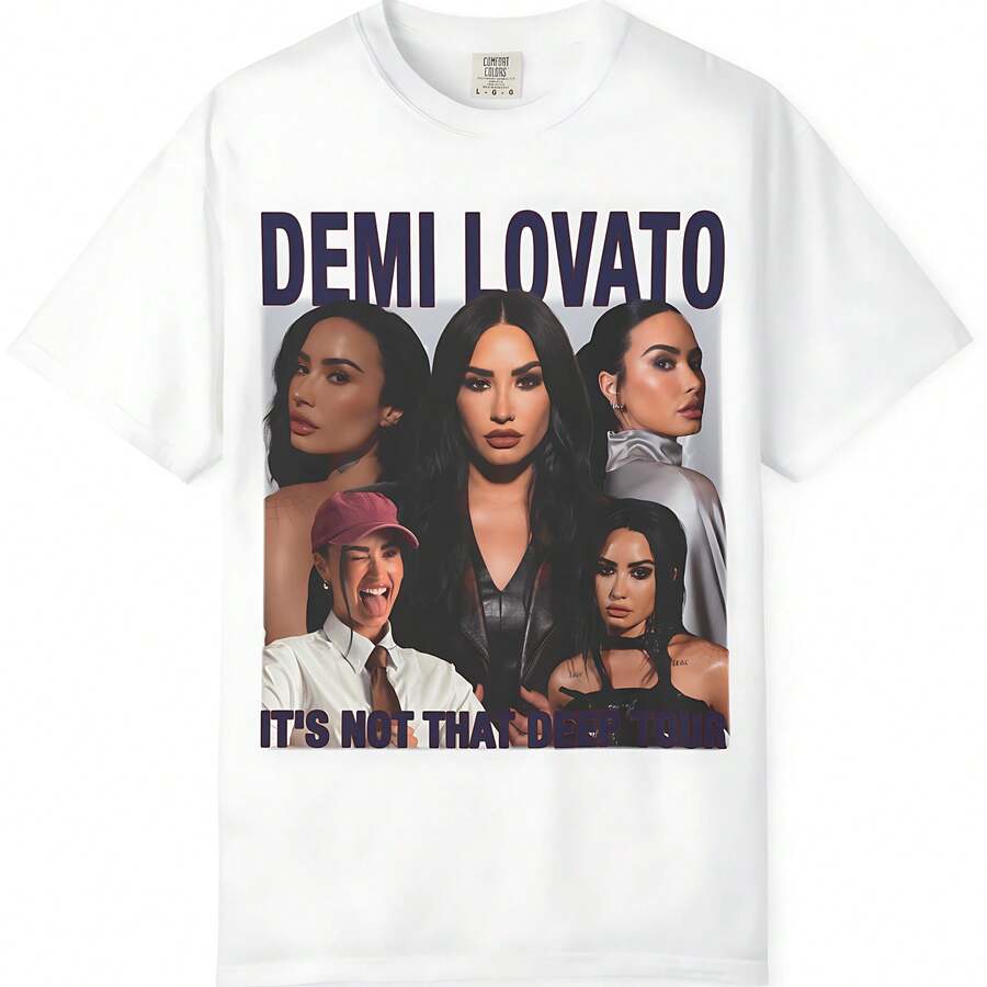 Ddlovato Concert Tshirt - 白色 - 查看 1