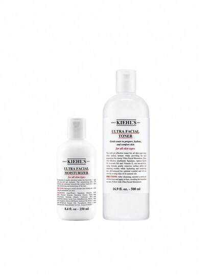 Kiehl's [Bundle] Ultra Facial Moisturizer 250 Ml + Toner 500 Ml
