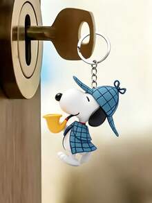 Cartoon Snoopy Keychain Pendant For Car Decoration, Small Accessory For Girls, Mood-Themed Gift For Couples, Small Present For Lovers - Irregular - View 2