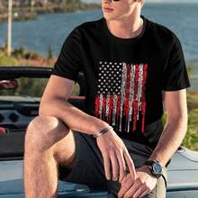 Funny Graphic T-Shirts For Men, Short Sleeve, Cool Design, 72X5 R7FP - Black - View 5