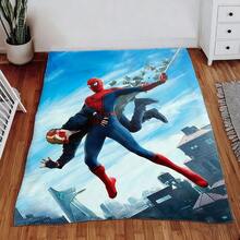 1pc S-Pider-Man Print Blanket,Retro Cartoon Style Throw Blanket,Cartoon Character Printed Blanket,All-Season Universal Nap Blanket,Character Home Decor Blanket,Modern Fashion Gift Suitable For Home Bedroom Bed Sofa Office Lunch Break Cover Picnic Blanket - Nhiều màu - Xem 3