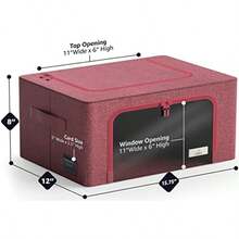 Fabric Storage - Rose - View 4