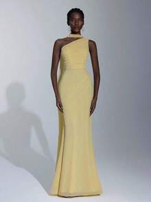 Women Midi Dresses - Mint Green - View 10
