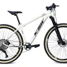 KSW 29-Inch Wheel Bicycle, 9 Speeds, Hydraulic Brakes, Lockout, And 11/40 Cassette. White Color. Frame Size 19. - 橘色 - 查看 2