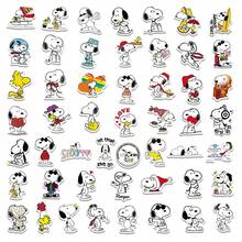 SNOOPY 一套/50张涂鸦贴纸，可贴于水杯、行李箱、笔记本电脑、手提包等处，防水材质，是送给粉丝、家人和朋友的完美小礼物，也是清凉的夏季挂件，是送给朋友/情侣的理想礼物，更添夏日气息，是日常搭配的理想之选。 - 彩色 - 查看 6