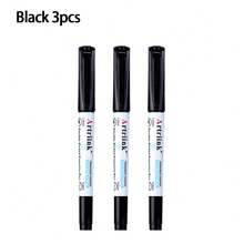 2/3/6pcs Double-Headed Frozen Marker Pens, Low-Temperature Storage Bag Marker, Black And Red Permanent Frozen Pens, Can Be Used For Cold Storage,Ice Bags, Food Bags, Glass, Refrigerators, Laboratory Marker Pens - Multicolor - View 12