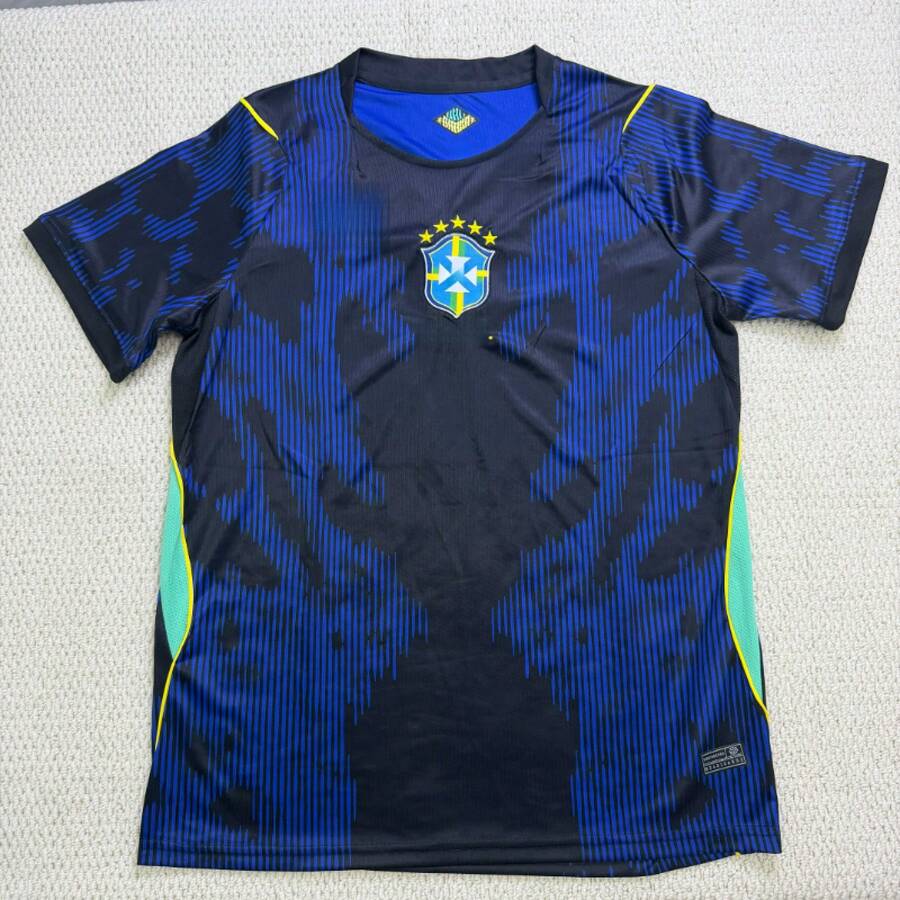 2026 Brazil Away Football Shirt For USA Canada Mexico World Cup, Moisture-Wicking Athletic Soccer Jersey - Nhiều màu - Xem 1