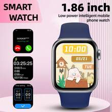 1pc 1.83-Inch Full Touch Screen Smart Watch, Unisex, Supports Wireless Calling, Message Notifications, Calorie And Distance Tracking, Multiple Sports Modes, Remote Camera, Music Control, Silicone Strap, Compatible With Android/IOS, Perfect Holiday Gift - Multicolor - View 21