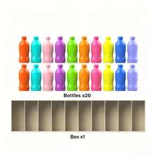 1Set Colorful Bottle Collision Memory Game – Kids Educational Interactive Toy For Color Matching & Cognitive Learning - Multicolor - View 11