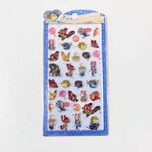 Cute 3D Embossed Stickers, Suitable For Decorating Phone Cases, Notebooks, DIY Projects, Making Fun Stickers, Also Applicable To Expand Diaries And Planners, 3D Relief Stickers, Diary Stickers, Decorative Stickers, Stationery Stickers - Multicolor - View 5