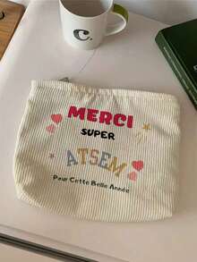 Sac cosmétique imprimé "Merci d'être un professeur incroyable" | Meilleur organisateur de maquillage thème professeur | Pochette de voyage imprimée de fleurs françaises | Accessoire de voyage | Compagnon pour la piscine | Trousse de toilette | Sac de plage | Cadeau pour la fête des mères | Cadeau pour la fête des enseignants | Convient pour maman, professeur, ami et infirmière | Sac de plage d'été | Accessoire de maison | Conception facile à nettoyer | Étui à maquillage portable - Multicolore - Voir 8