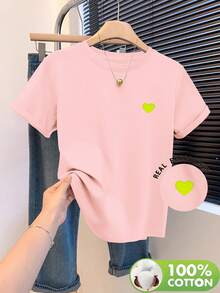 Women's 100% Cotton Embroidered Short-Sleeved T-Shirt With A Round Neck, Made From Soft, Skin-Friendly, Breathable, And Comfortable Fabric. Ideal For Year-Round Wear, Perfect For Casual Outings, Machine Washable, And Ideal For Art And Design Lovers With A Unique Style. - 羅莎 - 查看 6