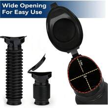 Pee Bottles For Men, Adjustable Emergency Urinal, Car Pee Bottle For Men And Women, 2-Piece Set Portable Toilet For Car, Shrinkable Personal Mobile Toilet,Urine Bottle - Black - View 6