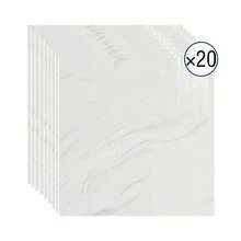 40 PCS Self-Adhesive Floor Tiles, Marble Pattern Foam PVC Floor Stickers With Aluminum Foil Backing, Peel And Stick Waterproof Non-Slip Vinyl Flooring For Kitchen, Bathroom, Living Room And Furniture Renovation - Floor Stickers - View 23